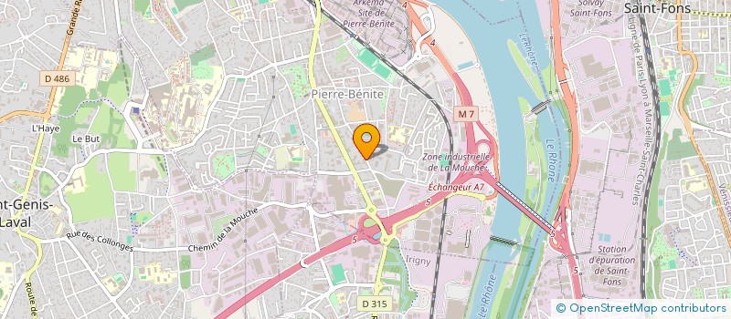 localisation de l'entreprise MONSIEUR NACIM BENCHAOUCH  OULLINS-PIERRE-BENITE