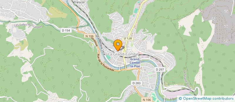 localisation de l'entreprise MONSIEUR NACIM BENYAHIA  LA GRAND-COMBE