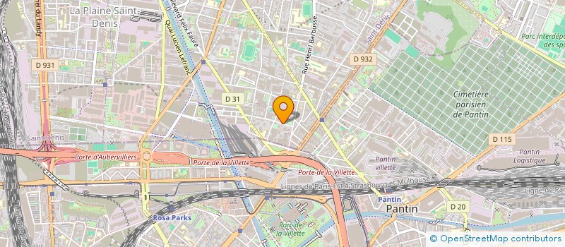 localisation de l'entreprise MONSIEUR NACIM BOUARABA  AUBERVILLIERS