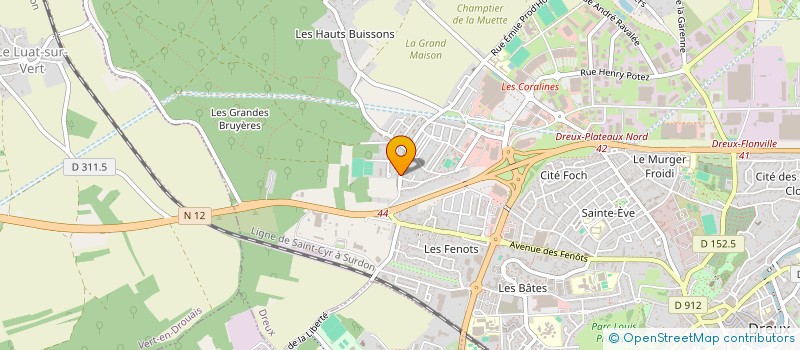 localisation de l'entreprise MONSIEUR NACIM GALLAF à DREUX