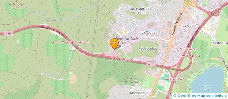 localisation de l'entreprise MONSIEUR NACIM HADDINE  NARBONNE