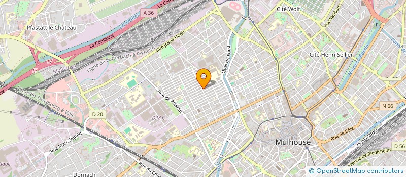 localisation de l'entreprise MONSIEUR NACIM HAMIDANI  MULHOUSE