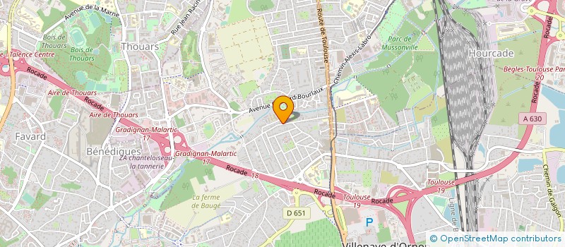 localisation de l'entreprise MONSIEUR NACIM KACI  VILLENAVE-D'ORNON