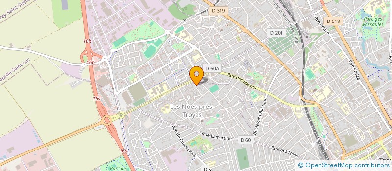 localisation de l'entreprise MONSIEUR NACIM SFAXI  LES NOES-PRES-TROYES