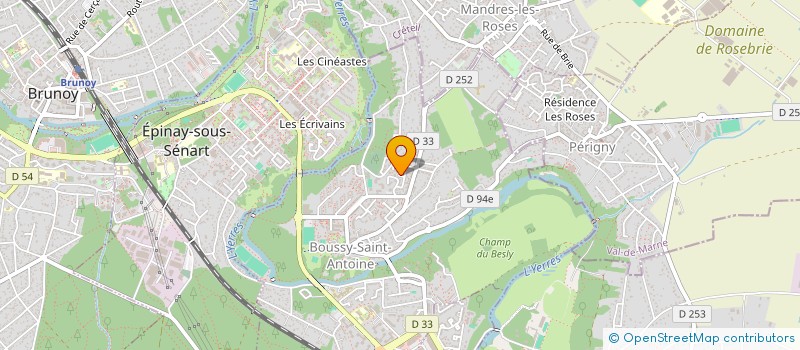 localisation de l'entreprise MONSIEUR NACIME BENHAMOUDA  BOUSSY-SAINT-ANTOINE