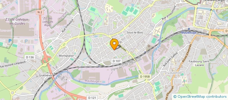 localisation de l'entreprise MONSIEUR NACIME BOUCHIBA  MAUBEUGE