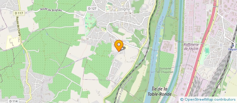 localisation de l'entreprise MONSIEUR NACIME HAMZA ZERIGAT à IRIGNY