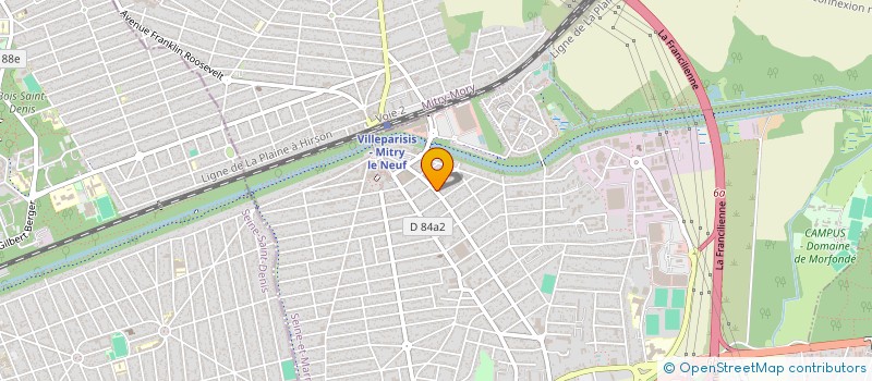 localisation de l'entreprise MONSIEUR NACIME SAADI HADDAD  VILLEPARISIS