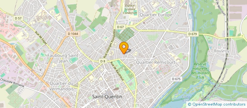 localisation de l'entreprise MONSIEUR NACIR BENHALLA à SAINT-QUENTIN