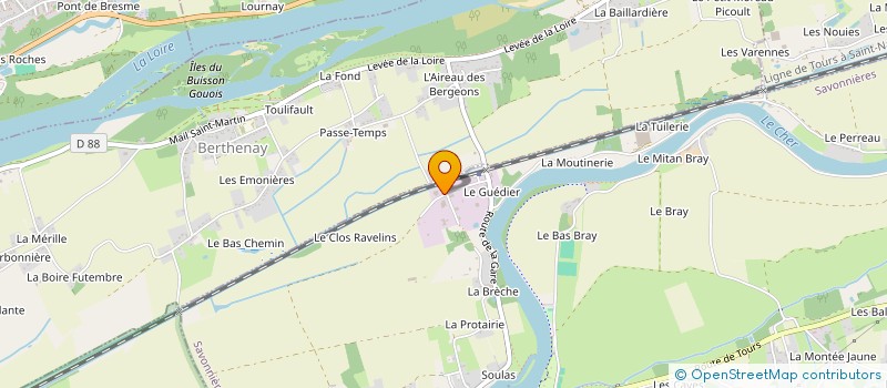 localisation de l'entreprise MONSIEUR NACIR DEZIRE  SAVONNIERES