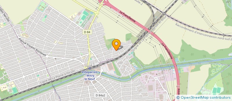 localisation de l'entreprise MONSIEUR NADARAJAH NIVETHAN  MITRY-MORY