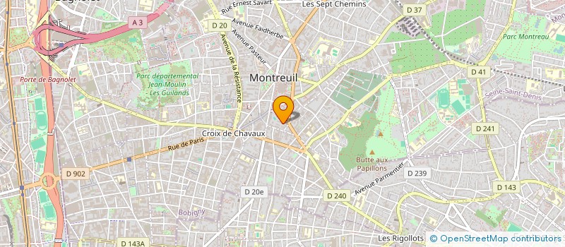 localisation de l'entreprise MONSIEUR NADEEM MOOKITH à MONTREUIL