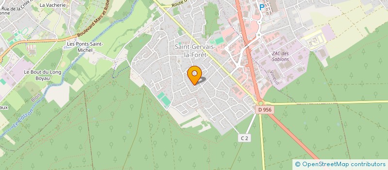 localisation de l'entreprise MONSIEUR NADER ABDELWAHED  SAINT-GERVAIS-LA-FORET