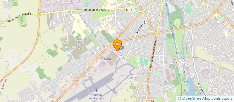 localisation de l'entreprise MONSIEUR NADER AHMED HAROUN  BOURGES