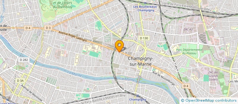localisation de l'entreprise MONSIEUR NADER AJOYEV à CHAMPIGNY-SUR-MARNE