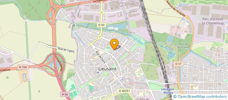 localisation de l'entreprise MONSIEUR NADER AKEF  LIEUSAINT