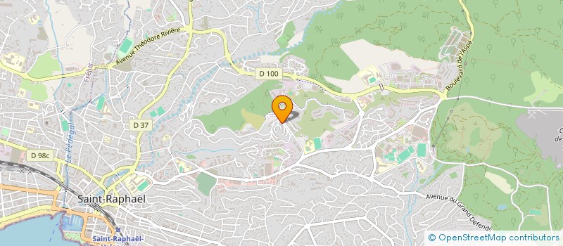 localisation de l'entreprise MONSIEUR NADER ATTAOUI  SAINT-RAPHAEL