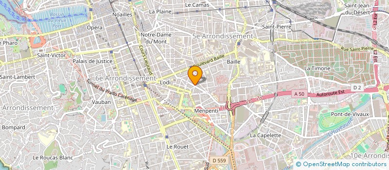 localisation de l'entreprise MONSIEUR NADER BELKHACHINE à MARSEILLE