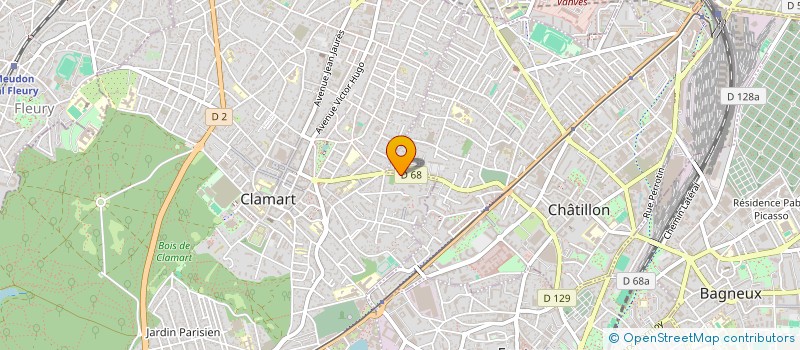 localisation de l'entreprise MONSIEUR NADER BEN ZINA  CHATILLON