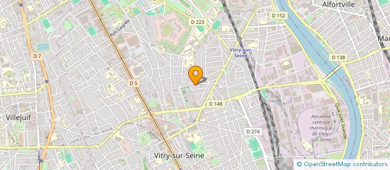 localisation de l'entreprise MONSIEUR NADER BOUMERIDJA à VITRY-SUR-SEINE