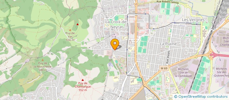 localisation de l'entreprise MONSIEUR NADER CHAMLOU  CLERMONT-FERRAND