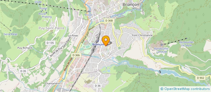 localisation de l'entreprise MONSIEUR NADER DAWLAZI à BRIANCON