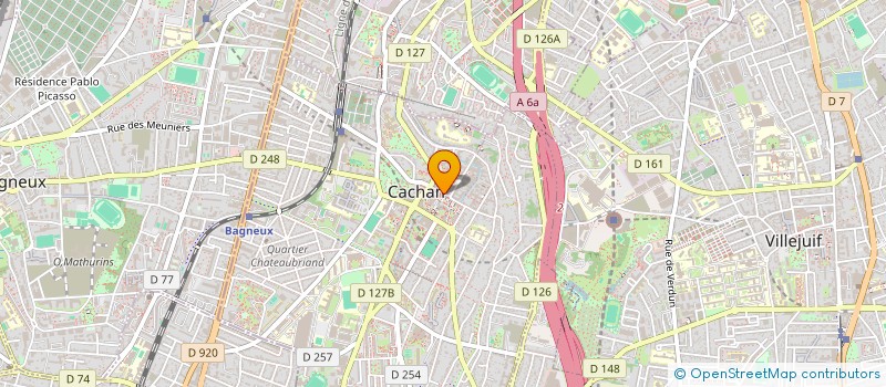 localisation de l'entreprise MONSIEUR NADER DELBASTEH  CACHAN