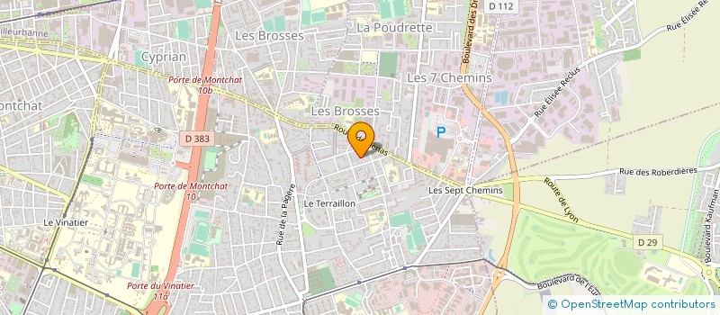 localisation de l'entreprise MONSIEUR NADER DJERAD à BRON
