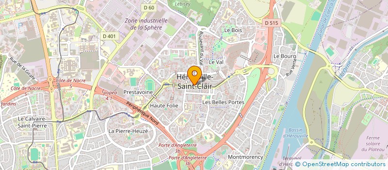 localisation de l'entreprise MONSIEUR NADER ELHACEN HADJOUDJ à HEROUVILLE-SAINT-CLAIR