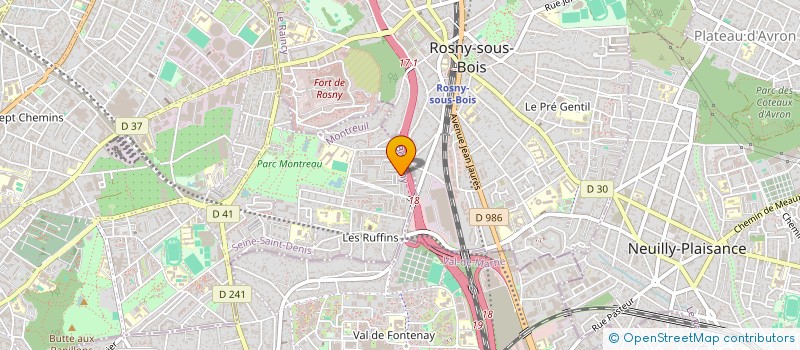 localisation de l'entreprise MONSIEUR NADER GHNANIA à MONTREUIL