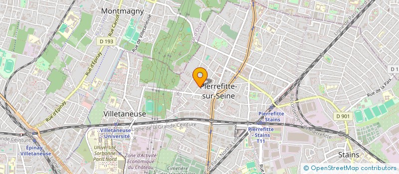 localisation de l'entreprise MONSIEUR NADER JOUINI à PIERREFITTE-SUR-SEINE