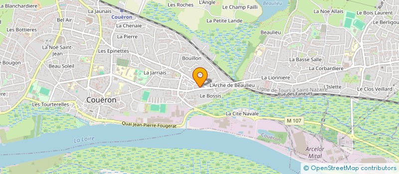 localisation de l'entreprise MONSIEUR NADER KAKAR à COUERON