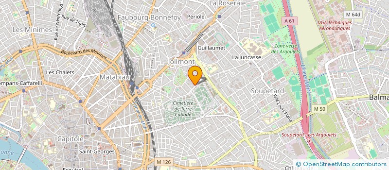 localisation de l'entreprise MONSIEUR NADER KALLAT  TOULOUSE