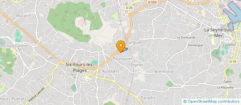 localisation de l'entreprise MONSIEUR NADER MSAKNI à SIX-FOURS-LES-PLAGES