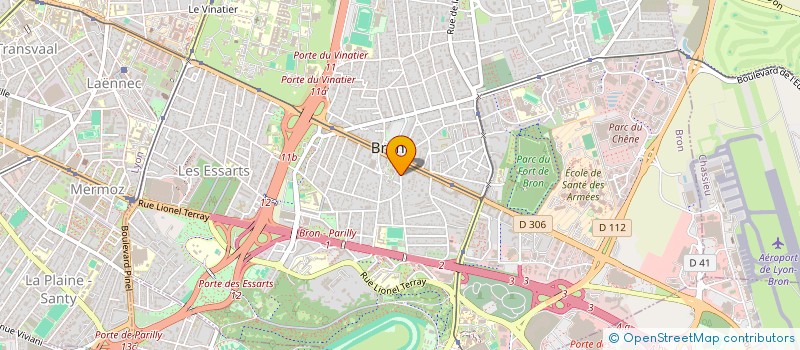 localisation de l'entreprise MONSIEUR NADER NAJEH  BRON