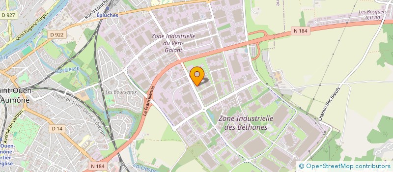 localisation de l'entreprise MONSIEUR NADER NAKIB  SAINT OUEN L'AUMONE