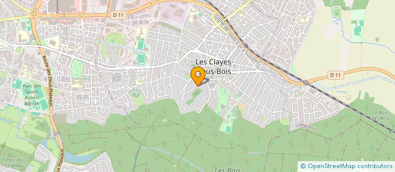 localisation de l'entreprise MONSIEUR NADER RAMADAN  LES CLAYES-SOUS-BOIS