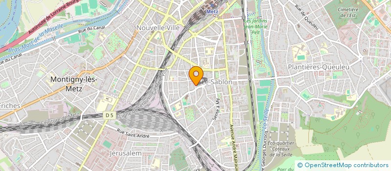 localisation de l'entreprise MONSIEUR NADER SELMI  METZ