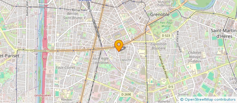 localisation de l'entreprise MONSIEUR NADER SLAMA à GRENOBLE