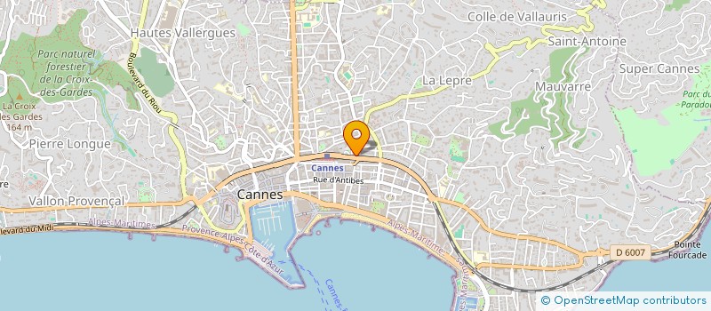 localisation de l'entreprise MONSIEUR NADER TURKIZABIK à CANNES