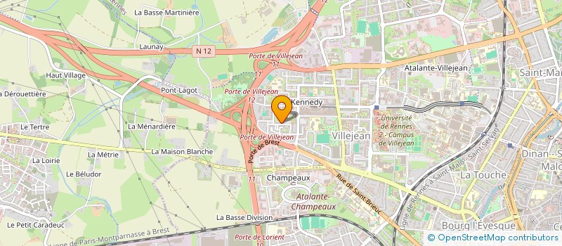 localisation de l'entreprise MONSIEUR NADER WALIKHAIL  RENNES