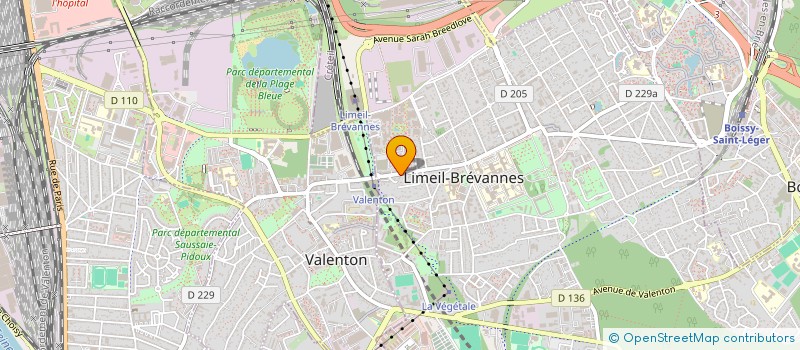 localisation de l'entreprise MONSIEUR NADHEM BEN AZOUZ  LIMEIL-BREVANNES