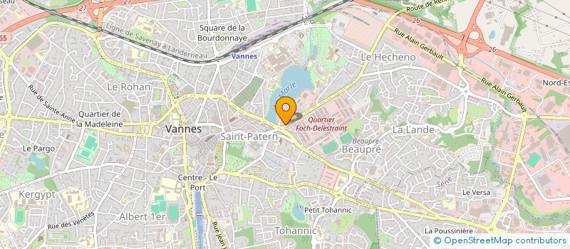 localisation de l'entreprise MONSIEUR NADHEM TAAMALLAH à VANNES