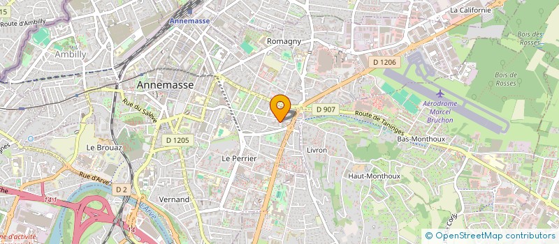 localisation de l'entreprise MONSIEUR NADHIR ABBOU  ANNEMASSE