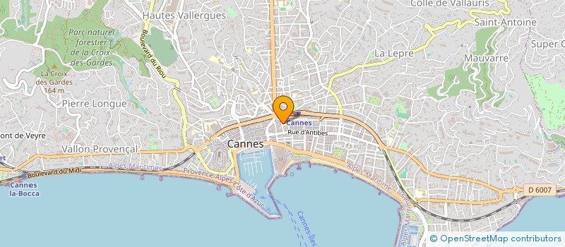 localisation de l'entreprise MONSIEUR NADHIR ARIFA à CANNES