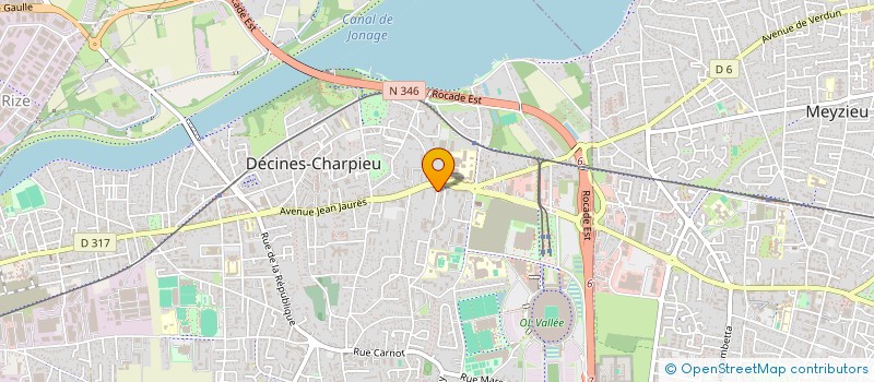 localisation de l'entreprise MONSIEUR NADHIR BACAR  DECINES-CHARPIEU