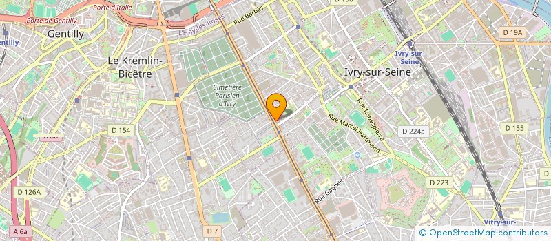 localisation de l'entreprise MONSIEUR NADHIR BELHAJ  IVRY-SUR-SEINE