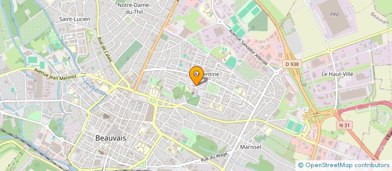 localisation de l'entreprise MONSIEUR NADHIR NEHAD  BEAUVAIS