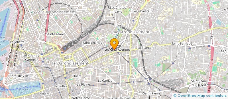 localisation de l'entreprise MONSIEUR NADHIR TELBI à MARSEILLE