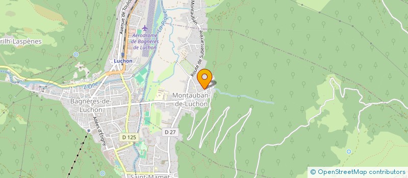 localisation de l'entreprise MONSIEUR NADHIR ZOUAOUI  MONTAUBAN-DE-LUCHON